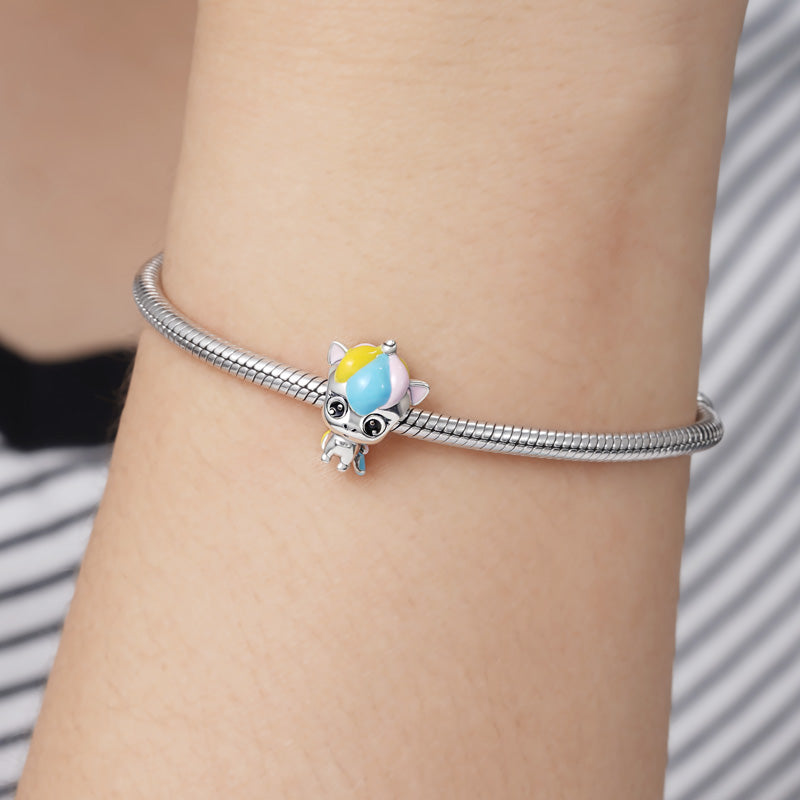 Lovely Unicorn Charm Bead Sterling Silver_3