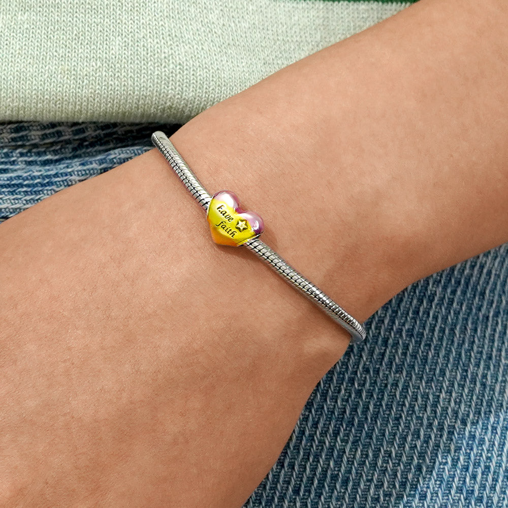 Gnoce Sparkling Heart Love Charm_4