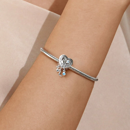 Gnoce Dream Catcher Heart Personalized Photo Charm_4