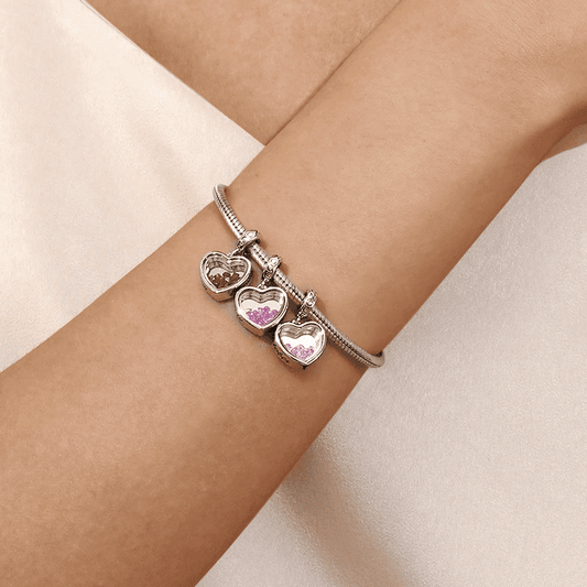 Gnoce Jul.Birthstone Heart Engravable Pendant Dangle Charm_4