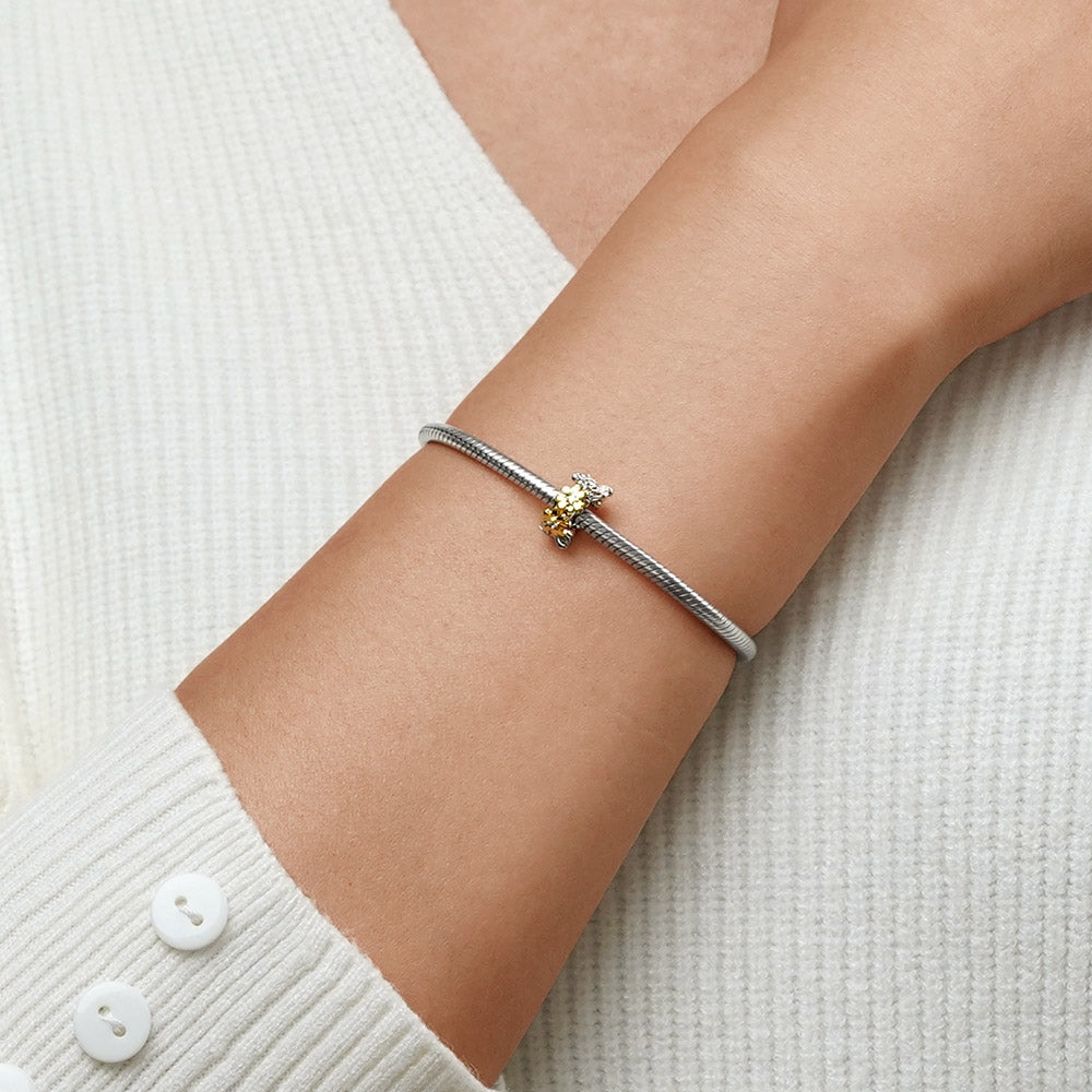 Gnoce Honey Bees Love Flower Stopper Charm_5