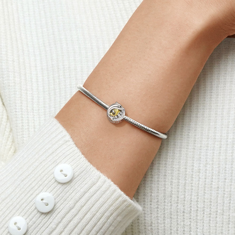 Gnoce Dolphin Personalized Photo Charm_4