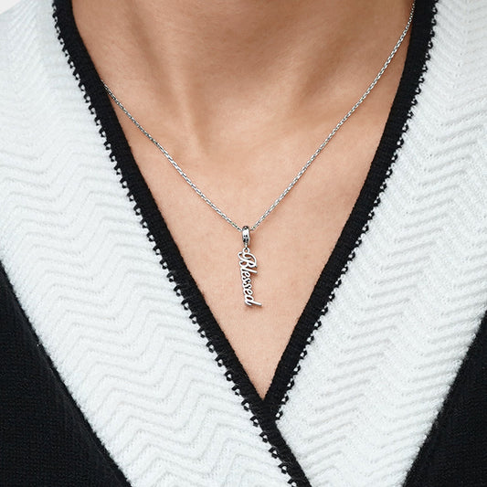 Gnoce Sweet "Blessed" Pendant Dangle Charm_7