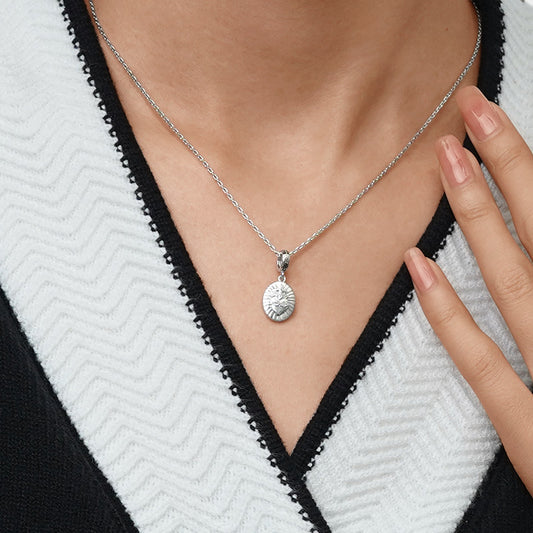 Gnoce Radiant Sacred Heart Pendant Dangle Charm_7