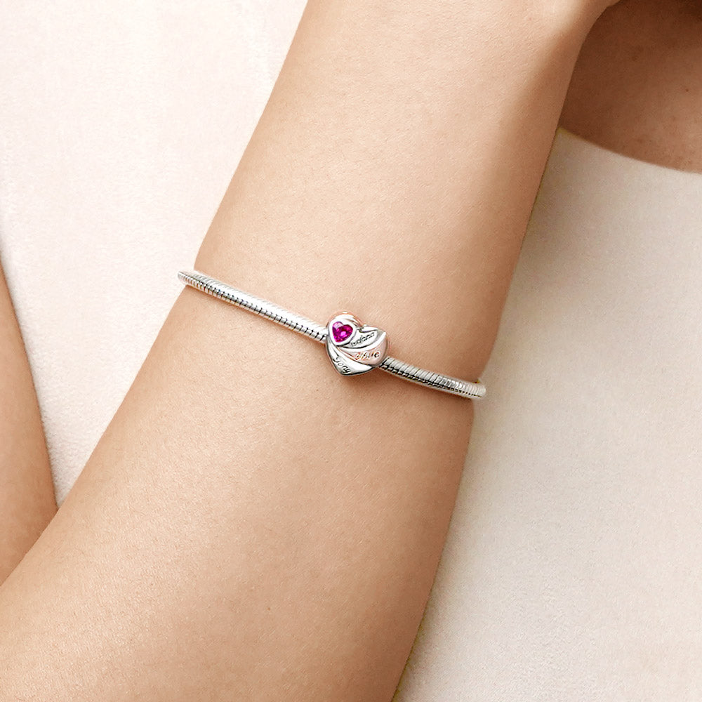 Gnoce Love Heart Engravable Charm_5