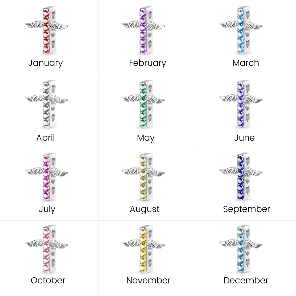 Gnoce Birthstone Cross Charm_7