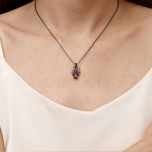 Gnoce Sparkling Spider Pendant Dangle Charm_7