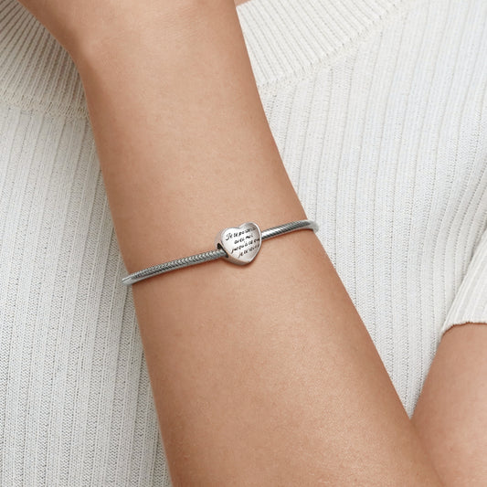 Gnoce "Accompany You Forever" Personalized Photo Charm_4