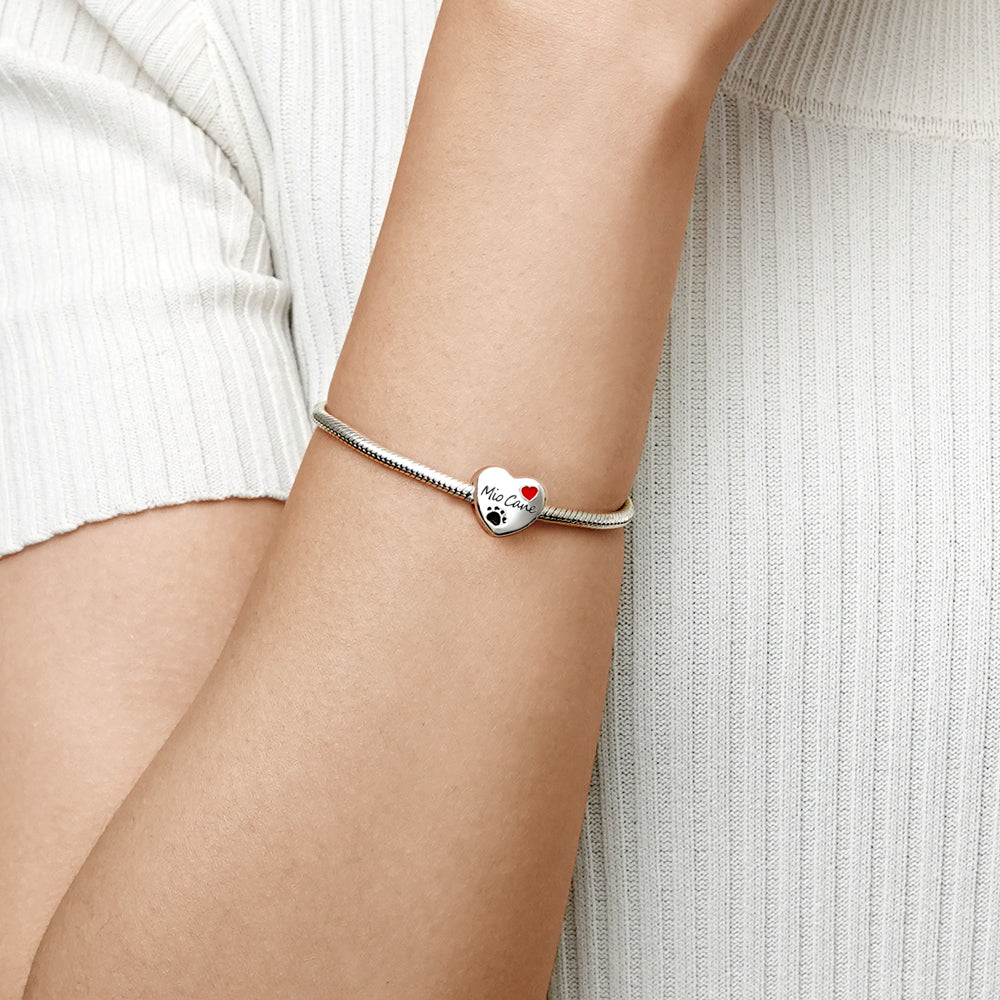 Gnoce Love "My Puppy" Heart Personalized Photo Charm_4