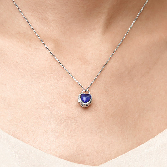 Gnoce Love Lock Mood Pendant Dangle Charm_7