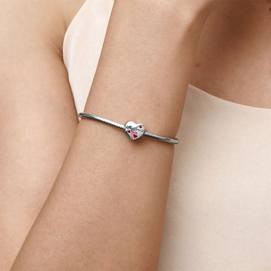 Gnoce Love "My Family" Heart Personalized Photo Charm_5