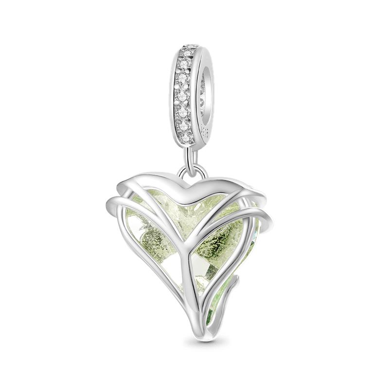 Gnoce Butterfly Love Heart Pendant Dangle Charm_2