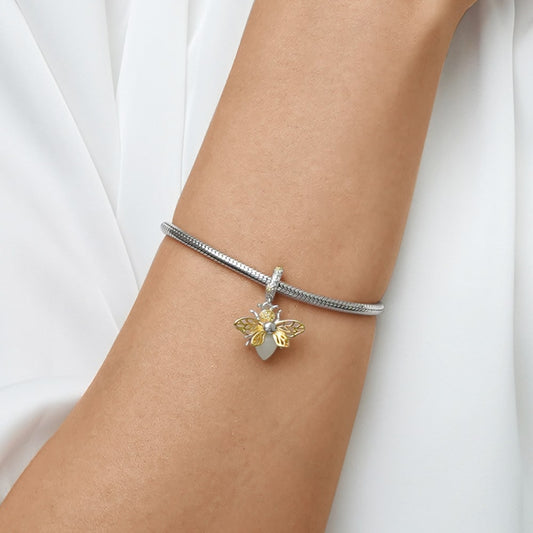 Gnoce Glow in the Dark Bee Pendant Dangle Charm_7