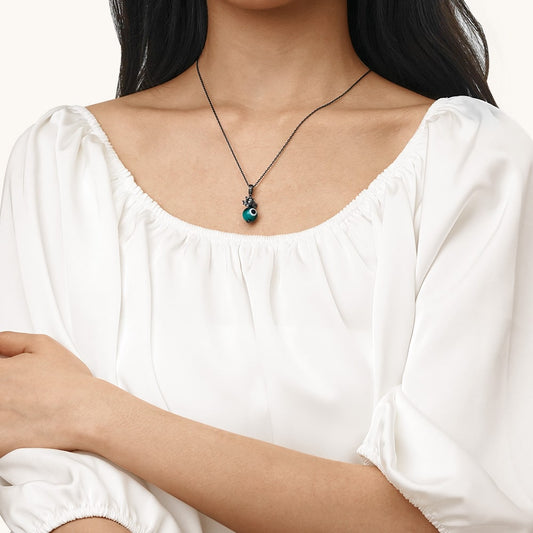 Gnoce Halloween Bat Eye Pendant Dangle Charm_7