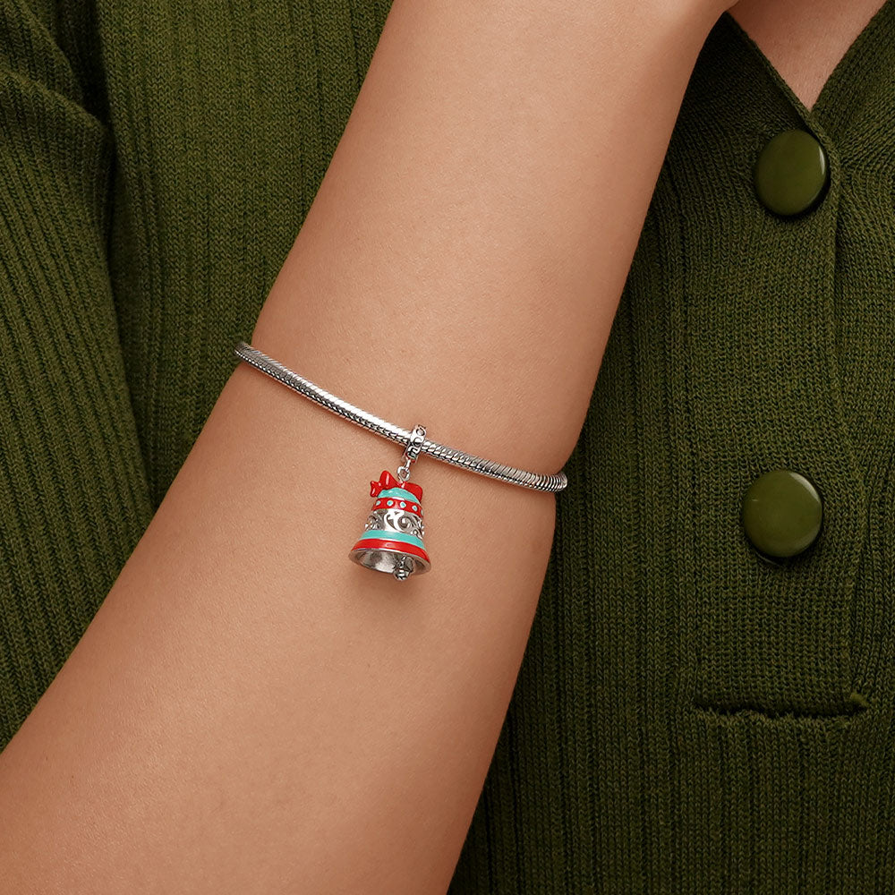 Gnoce Christmas Bell Pendant Dangle Charm_6