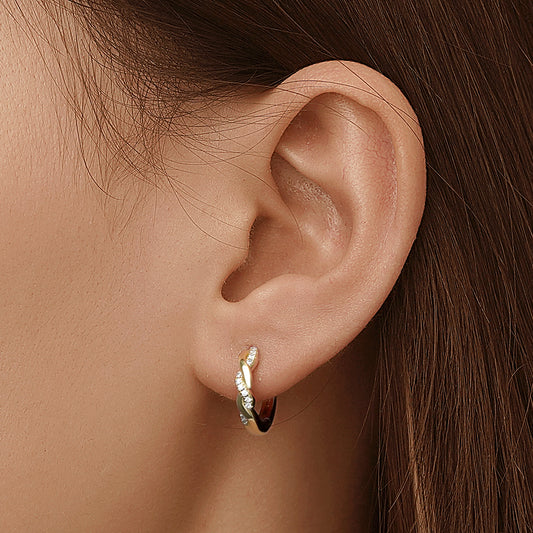 Gnoce Twisted Interwoven Hoops Earrings_7