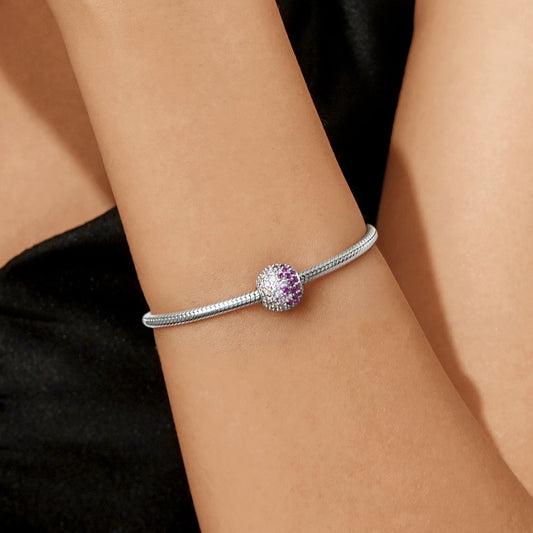 Gnoce Pink Champagne Rose Ombre Charm_5