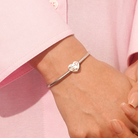 Gnoce "my heart belongs to my mummy" Heart Charm_5