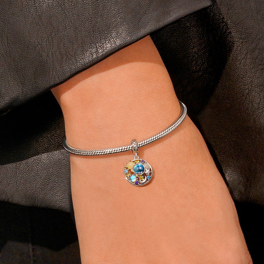 Gnoce Projection Star Moon Glow-in-the-Dark Pendant Dangle Charm_5