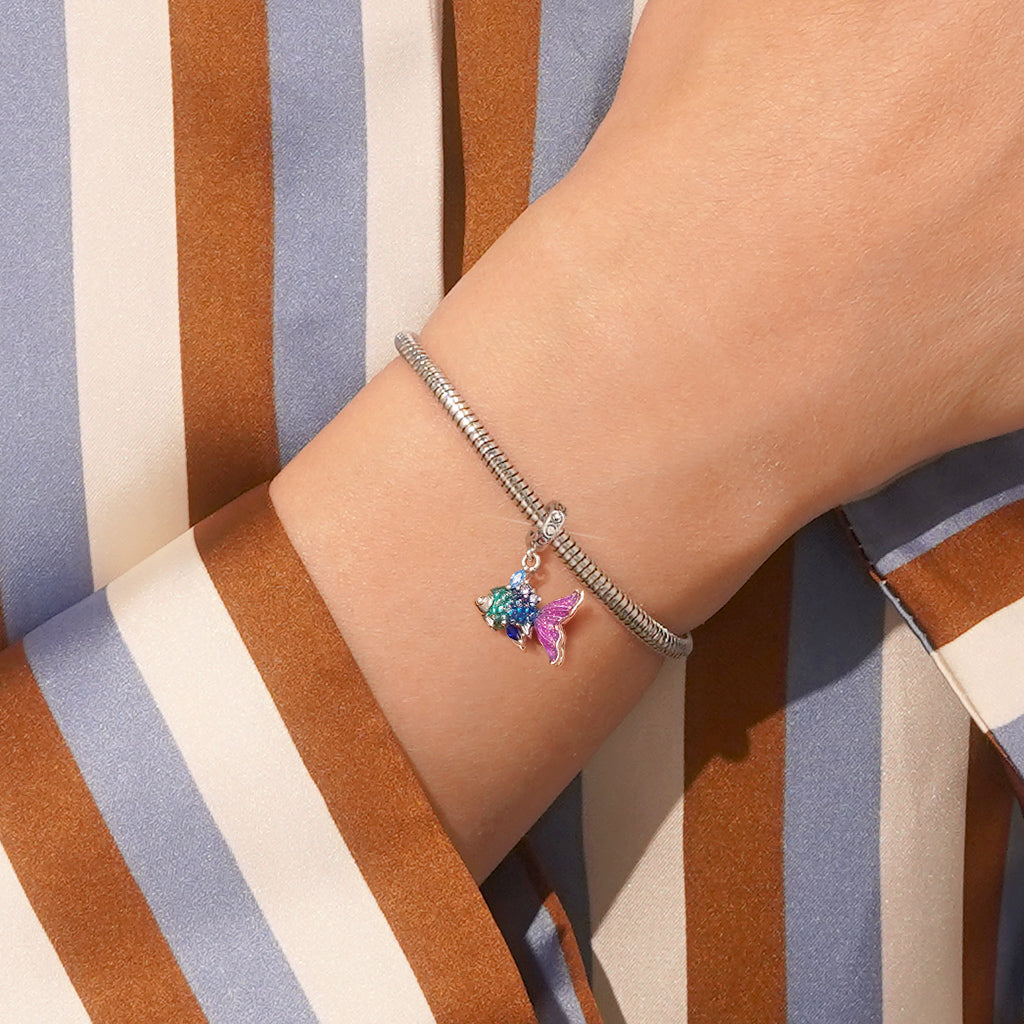 Gnoce Ocean Goldfish Pendant Dangle Charm_6