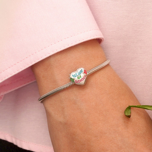 Gnoce "1ST DAY OF SCHOOL" Back to School Heart Charm_5