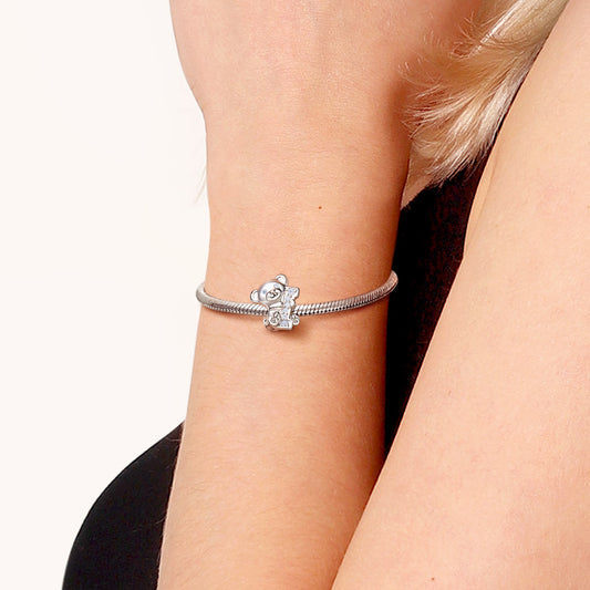 Gnoce "I Love U" Little Bear Charm_4