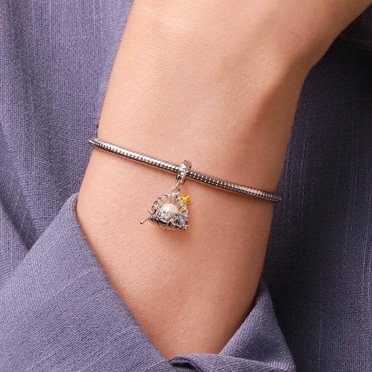 Gnoce Undersea Treasure Pearl Shell Pendant Dangle Charm_6