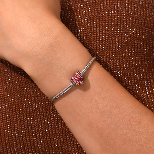 Gnoce emoji Sparking Heart Charm_5