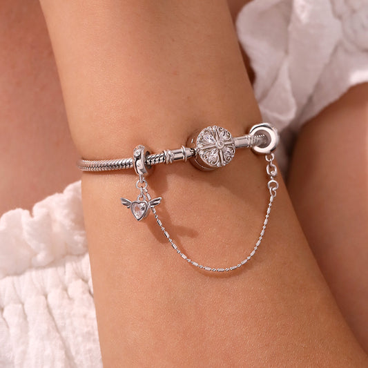 Gnoce Dream Love Wings Safety Chain Charm_5