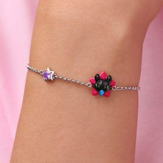 Gnoce Toothless Head Adjustable Bracelet_5