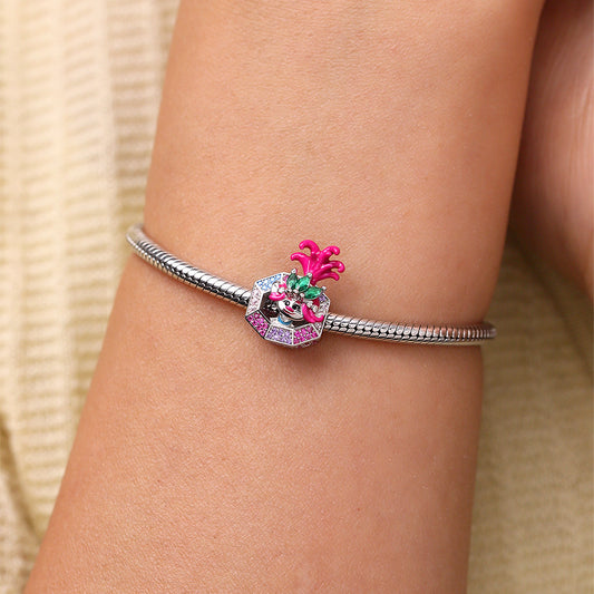 Gnoce Trolls Poppy Diamond Charm_5