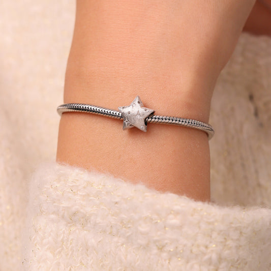 Gnoce Shining Sandblasting Star Charm_5