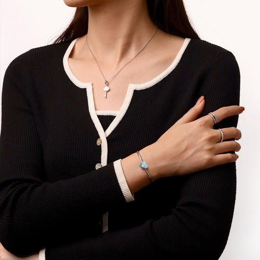 Gnoce Blue Love Planet Charm_5