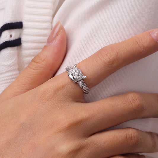 Gnoce Highland Cow Diamond Ring_5