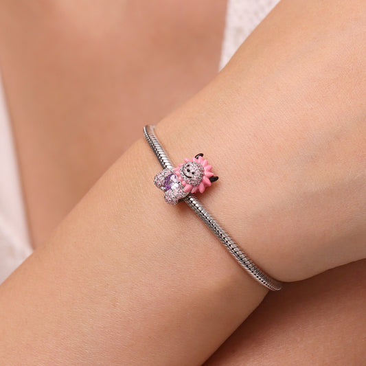 Gnoce Halloween Lion Embraces Heart Charm_7