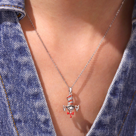 Gnoce The Cat in the Hat Pendant Necklace_6
