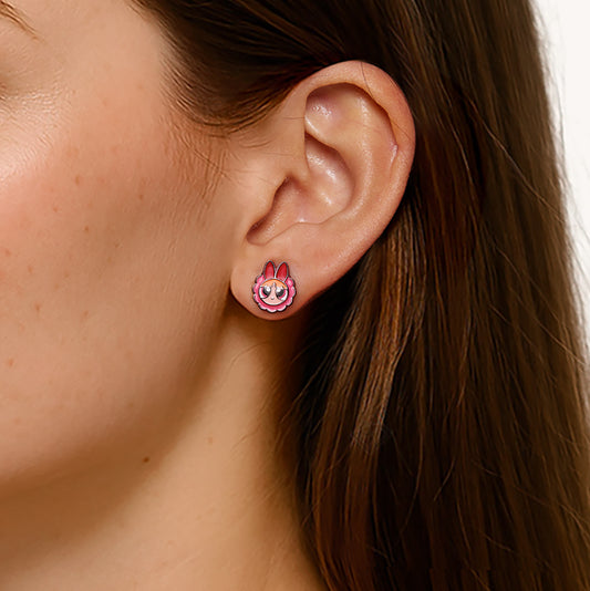 Gnoce The Powerpuff Girls Blossom Stud Earrings_5