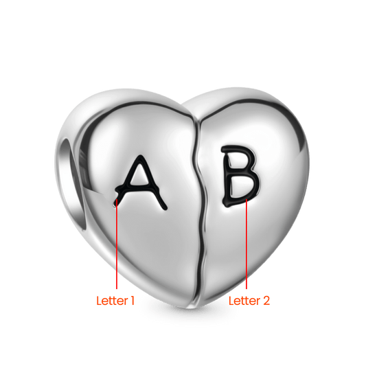 Gnoce Valentine's Day Personalized Love Forever Heart Charm_5