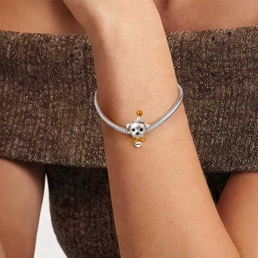 Gnoce Engravable Puppy Birthday Charm_2