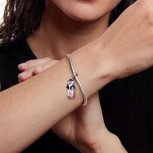 Gnoce School Uniform Boy Bear Pendant Dangle Charm_2