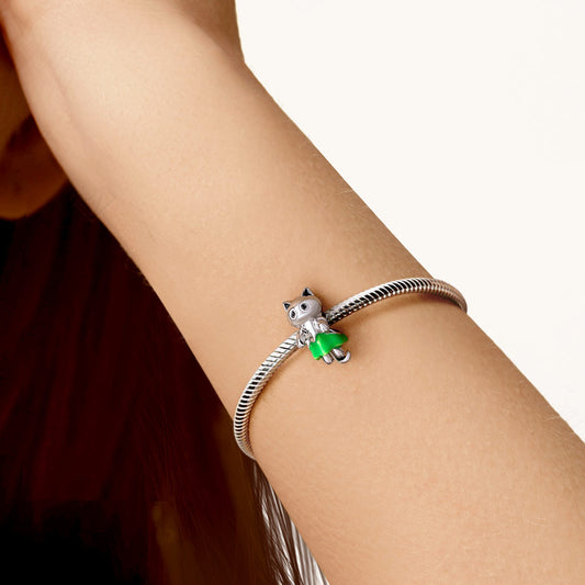 Gnoce Glow-in-the-Dark Ghost Cat Charm_3