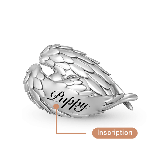 Gnoce Pet Memorial Dog Engravable Charm_5