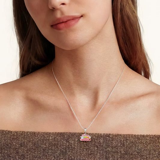 Gnoce Delulu Meter Charm Platinum-plated Silver Blend_3