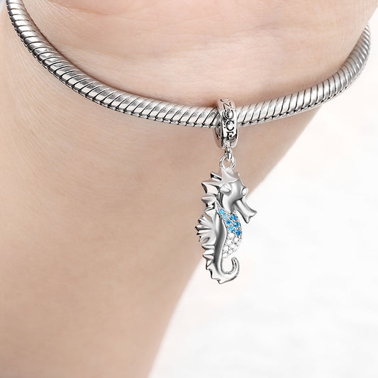 Seahorse Charm Pendant 925 Sterling Silver_4
