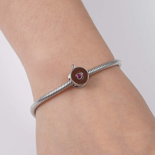 Afternoon Coffee Charm Bead Sterling Silver_3
