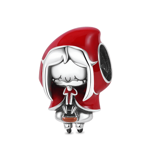 Little Red Riding Hood Charm Bead Sterling Silver_1