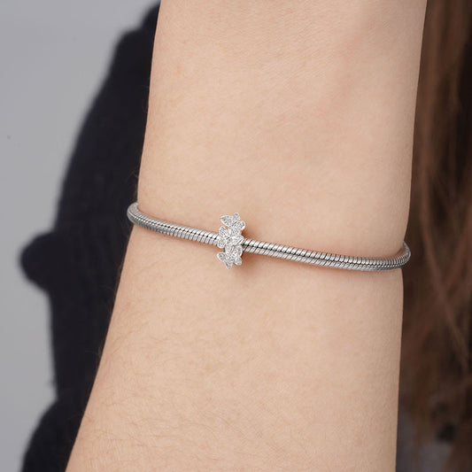 Gnoce Dancing Butterflies Stopper for Charm Bracelets 925 Sterling Silver_3