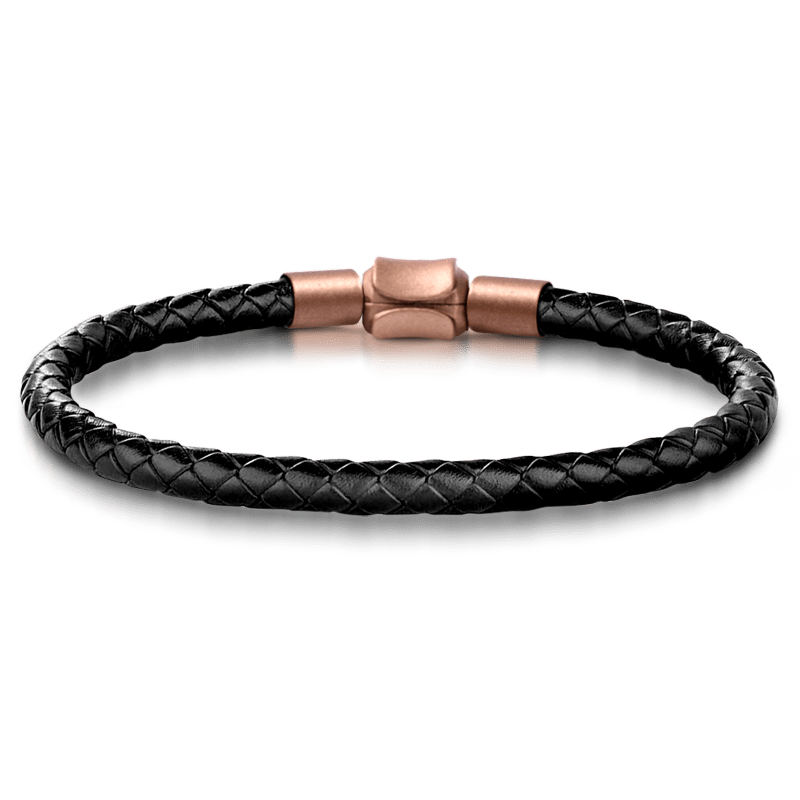 Scorpion Men's Vintage Bead S925 Sterling Silver with Gift Copper Black Leather Men's Bracelet Jewelry for Men_4