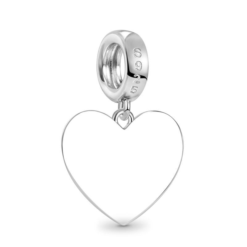 Gnoce "Sweet 16" Heart Engravable Pendant Dangle Charm_3