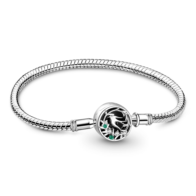 Gnoce Spring Bird Basic Snake Chain Bracelet_1